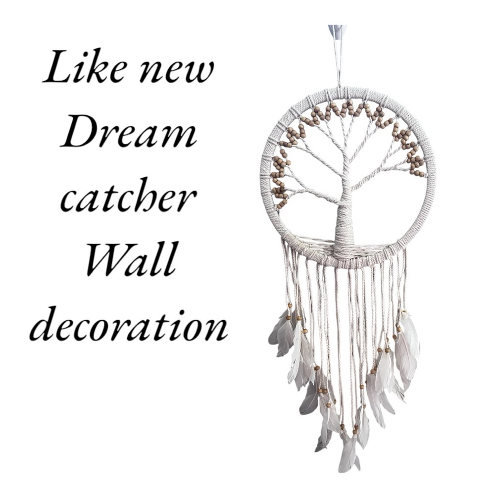White Dreamcatcher Wall Decoration